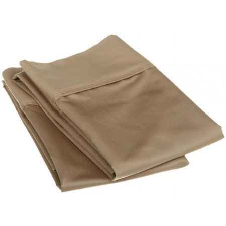 Superior  Egyptian Cotton 1200 Thread Count Solid Pillowcase Set  King-Taupe 1200KGPC SLTP